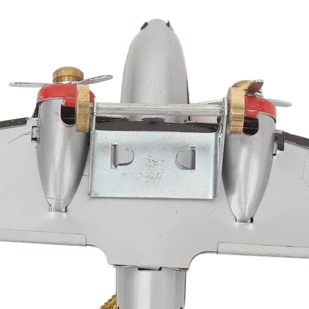 Metalowy Model Samolotu Vintage Metalowy Model Samolotu Blaszany Retro Samolot Zabawka do Kolekcji