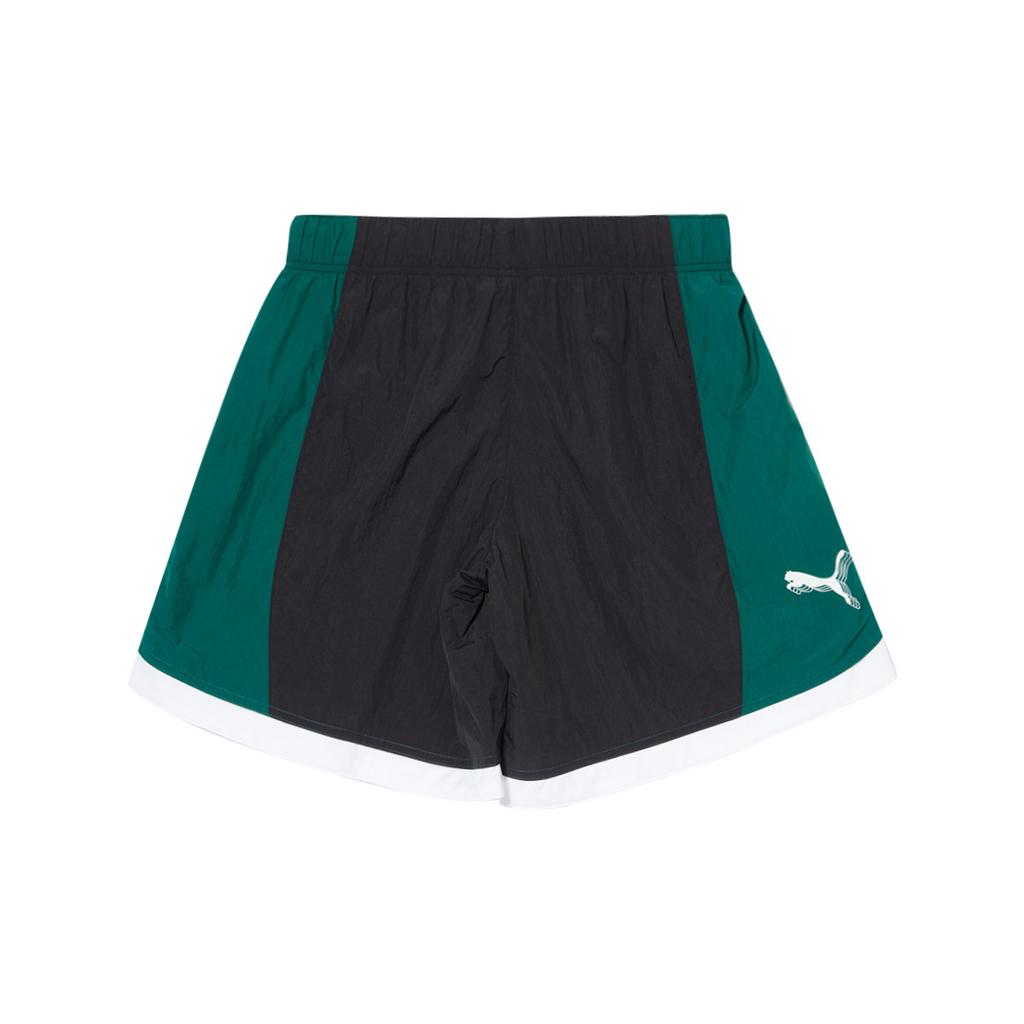 Puma Stewie Mid-Rise Drawstring Versatile Casual Shorts Women Shorts Green 53724501