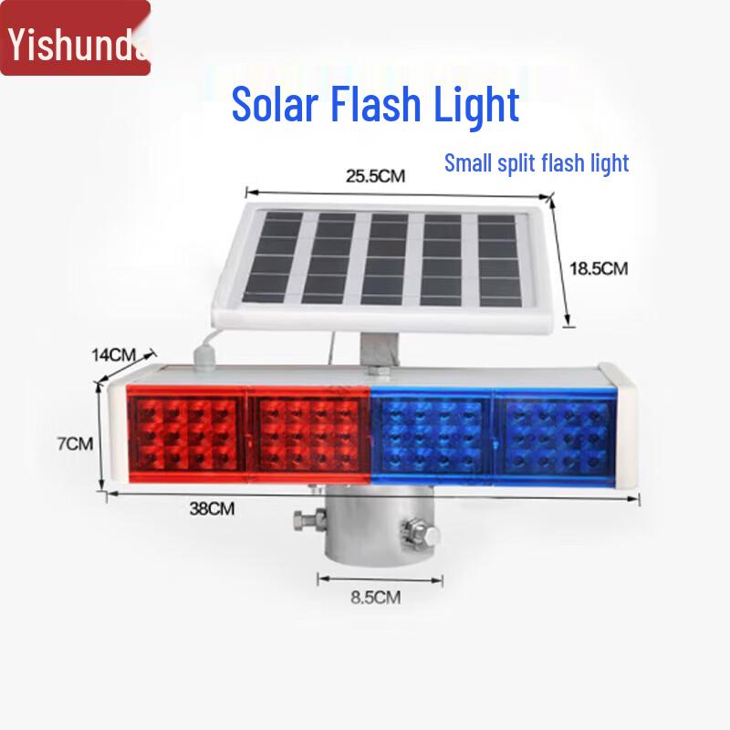 Yishunda Solar LED Flashing Warning Light