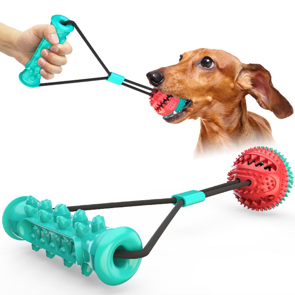 

Rope and Ball Dog Toy,Rope Dog Training Ball Indoor and Outdoor Dog Toy