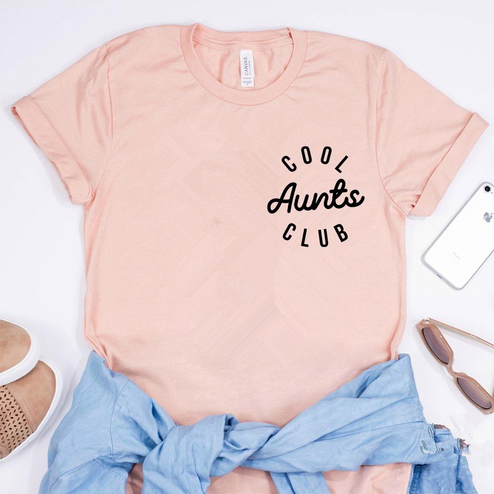 Cool Aunts Club T Shirt New Aunts Tshirt Favorite Aunt Shirt Tees Cool Aunt Gift From Niece Funny Cool Aunt Graphic T Shirts