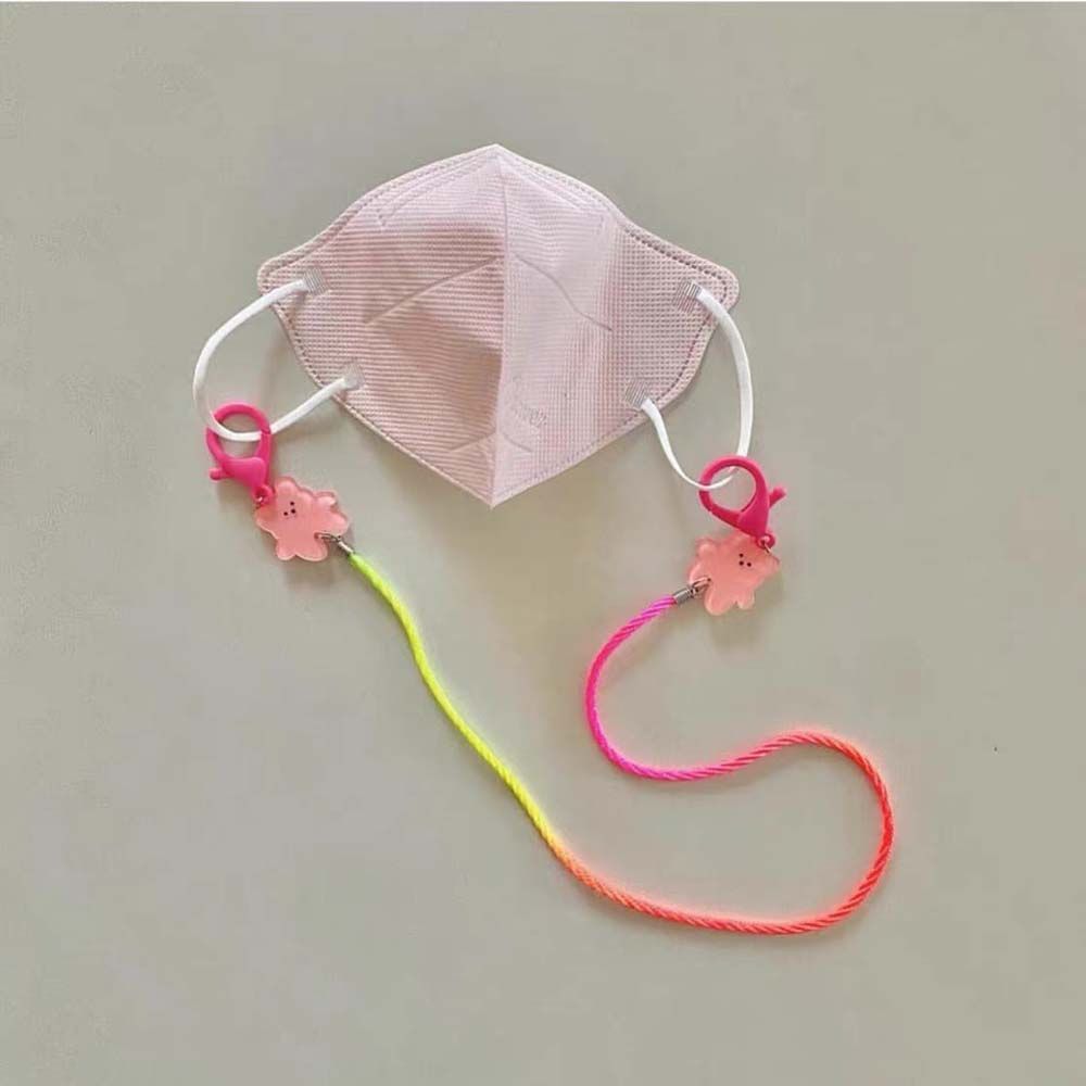 Anti-lost Gradient Color Female Mask Rope Sunglasses Lanyard Child Mask Lanyard Children Mask Chain
