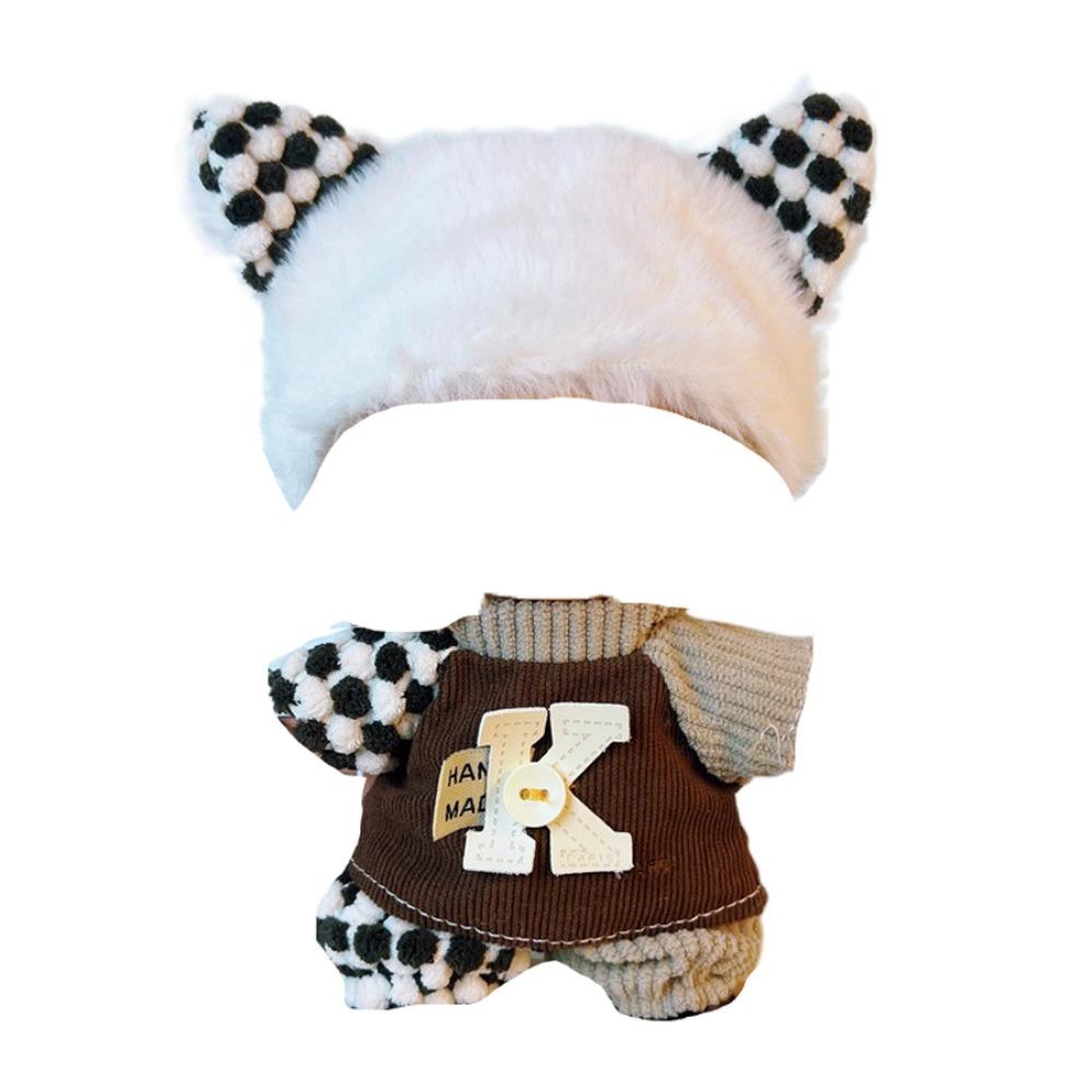 

Sports Set Labubu Time Doll Clothes Replacement 17cm Plush Doll s Clothes Cotton Doll Accessories style 7
