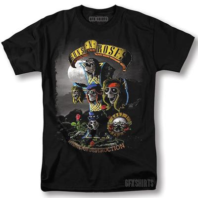 Guns N Roses T-shirt Appetite for Destruction Rockturné Vintage Design T-shirt Unisex T-shirt