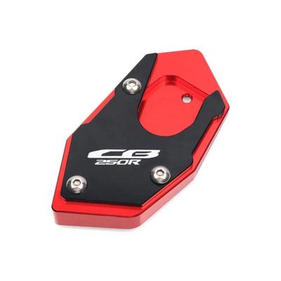 CB250R 2013-2019 Motorcykel Sidostöd Stödbensplatta Pad Ände Röd
