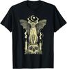 New Limited Evil Sphynx Cat Bat Skull Wicca Gothic Goth Witchcraft Witch T-Shirt Unisex T-Shirt