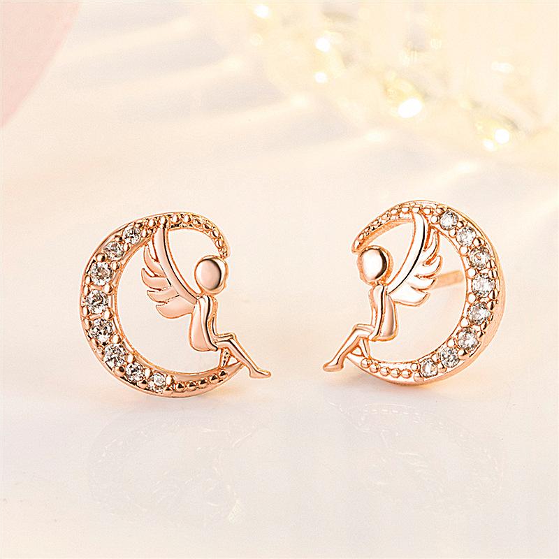 925 Silver Stud Earrings Beautiful Earrings High Quality For Women Earring Wedding Fine Jewelry Accessories Party Gift