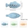 Fish Shape Interactive Cat Toy Blue Green Pink Cat Treat Feeder Catnip Stuffer Toy  Pet Supplies