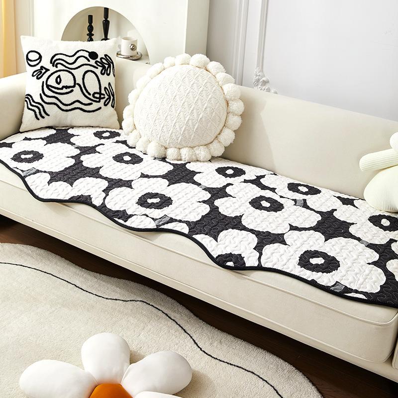 Special-Shaped Nordic Simple Sofa Cushion Fabric Non-Slip Fashion Cushion Chessboard Plaid Four Seasons Universal Sofa Cover Cover Thickened