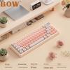 BOW Hangshi GK68 Multicolor Mechanical Keyboard, Stylish Design for Women, Compatible with Office and Laptop Use