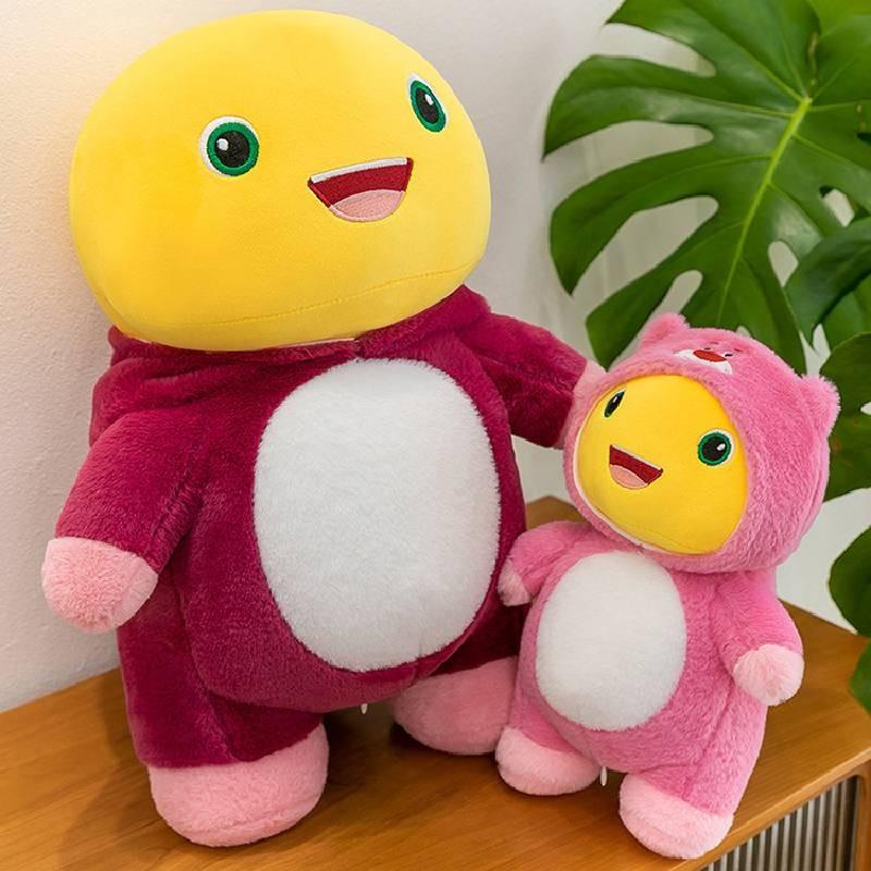 Adorable Plush Strawberry Bear Character Doll Ideal Birthday Gift For Kids Cozy Companion