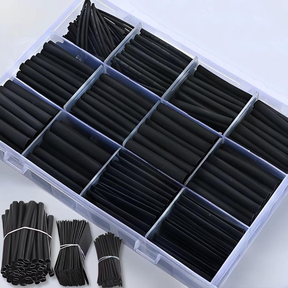 

400 Pcs PE Insulation Sleeving High Temperature Shrink Tubing Industrial Heat