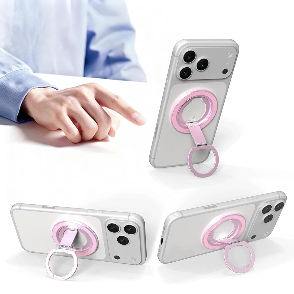 Triple-Rotating Magnetic Phone Ring Holder & Stand