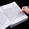 Non-Toxic Maze Training Book Improve Concentration Puzzle Game Thinking Skills Holiday Gift