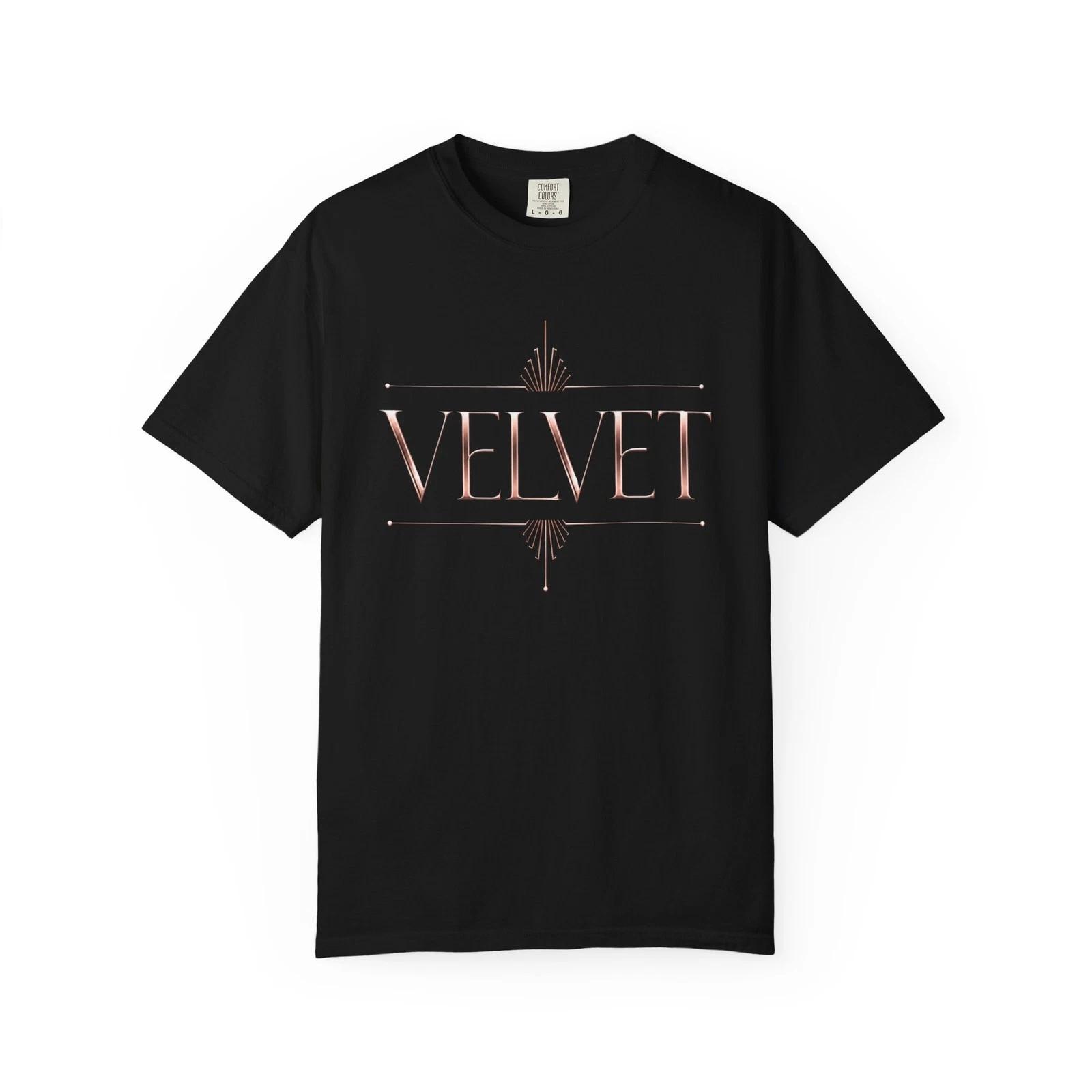 

VELVET Luxury T-T-Shirt | Rose Gold Graphic Tee | Minimal Nightlife Fashion T-Shirt L