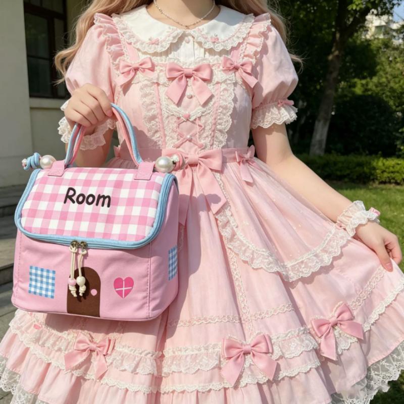 Waterproof Cosmetic Bag High Capacity House Shape for Travel Storage