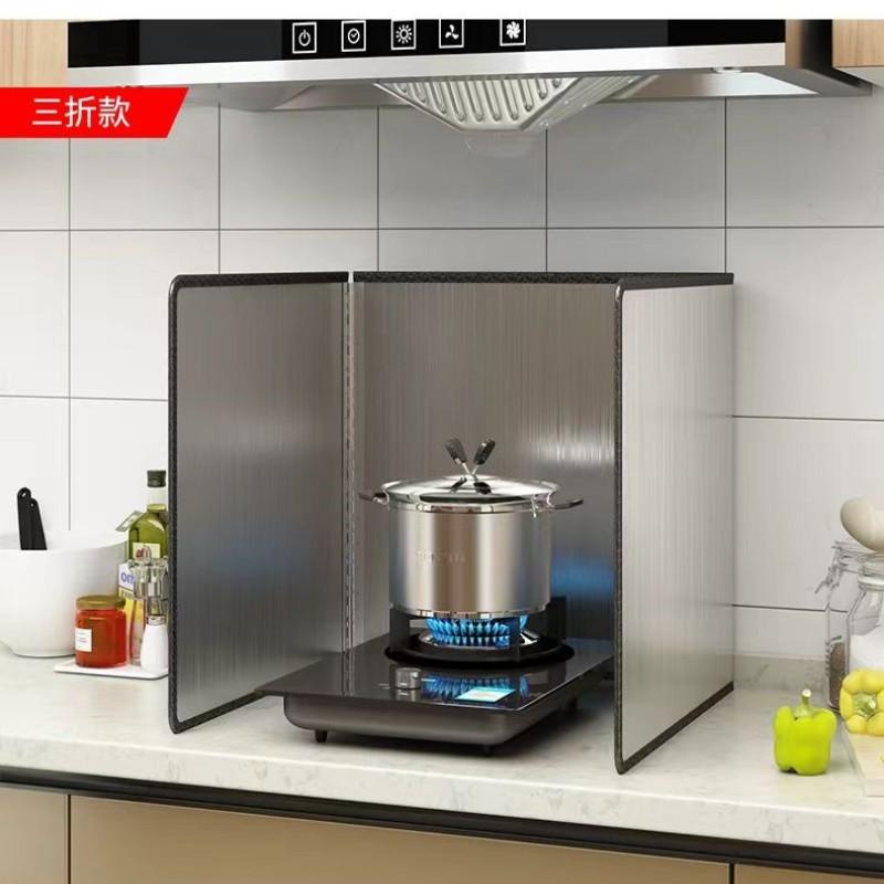 Kitchen Splatter Guard for Cooking, Stainless Steel Splatter Screen for Frying Anti Oil Grease Splash Shield Sheet for Stove Top