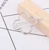 A028 Triangle Moon Circle Geometric Hair Clip - European & American Style Hair Accessories