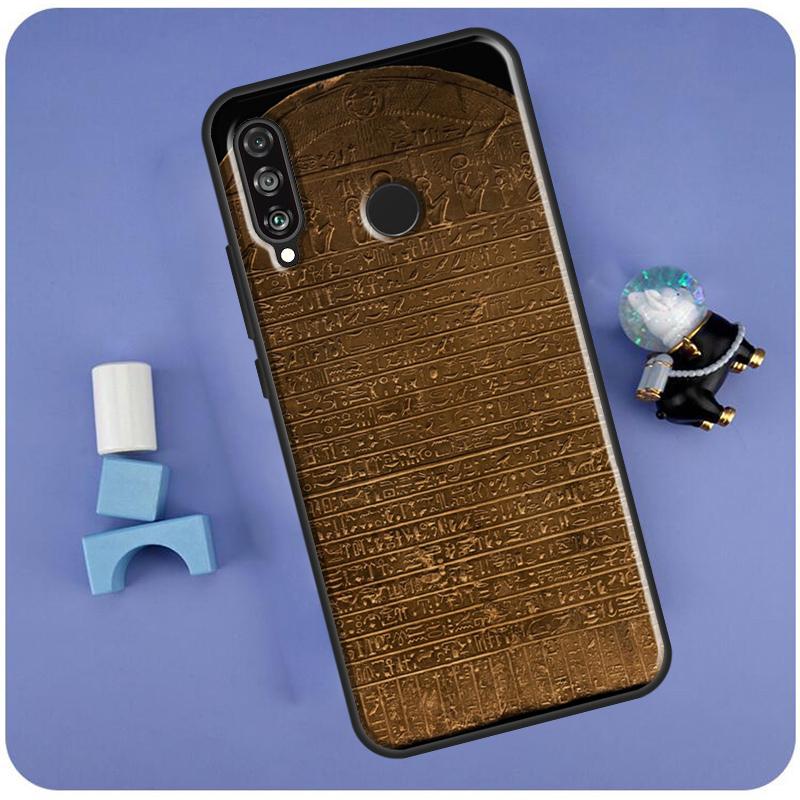 Egypt Cuneiform Akkadian Pharaoh Case For Huawei Nova 11i 8i 3i 9 10 SE 11 Pro 5T Y60 Y61 Y70 Y90 Y91 P20 P30 P40 Lite Cover