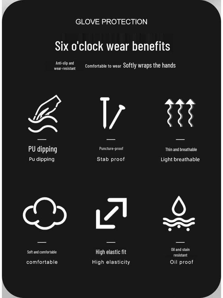 Breathable PU Coated Nylon Work Gloves: Wear-Resistant & Non-Slip Protection