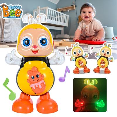 Gesangsspielzeug Cartoon Biene Elektrisches Spielzeug Mit Ton Blitzlicht Singen Tanzen für Mädchen Jungen Kinder Elektronische Haustiere Musikspielzeug Geschenke