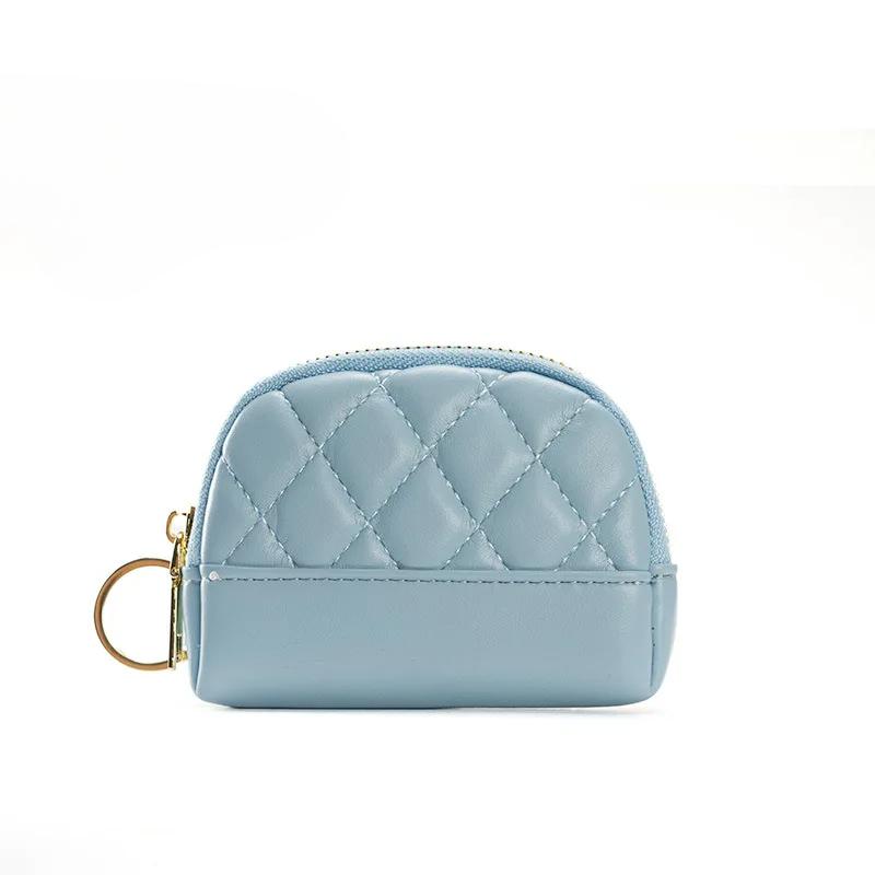 Przenośna PU Skórzana Portmonetka w Stylu Saszetki na Zamek Błyskawiczny Mini Torba do Przechowywania Etui na Karty Miękka Słodka Portfel Zero Torba na Słuchawki