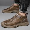 Brand High Quality Genuine Leather Casual Shoes Men's Oxford Shoes Jogging Shoes Men's Breathable Elevated Business Dress Shoes