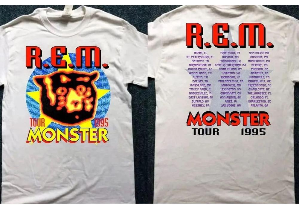 REM Monster Tour 1995 Vintage Two-Sided T-Shirt Unisex T-Shirt