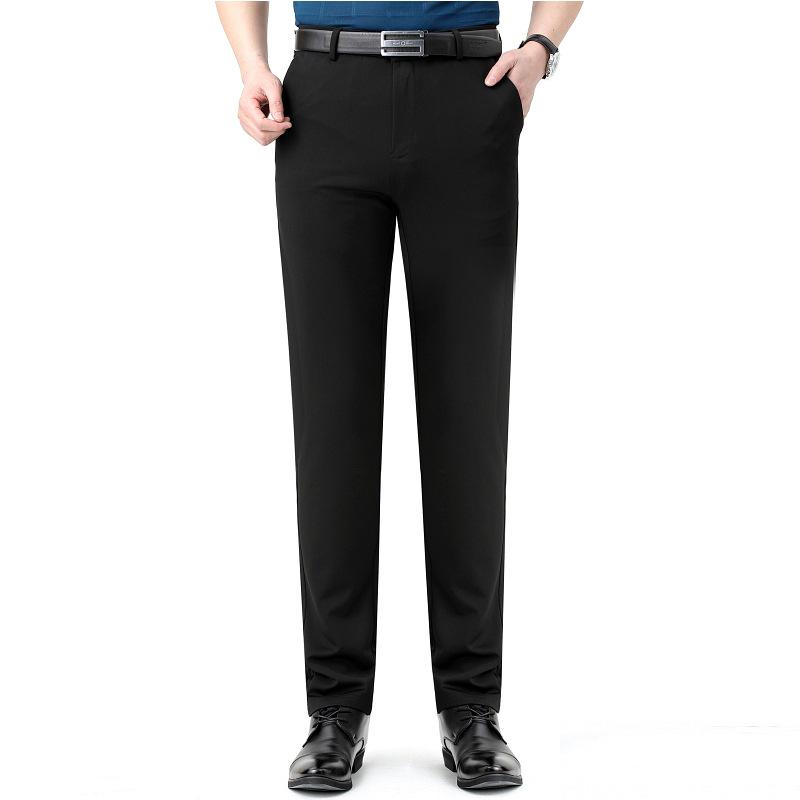 2025 Autumn Men's Corduroy Business Casual Mid-Rise Straight-Leg Pants