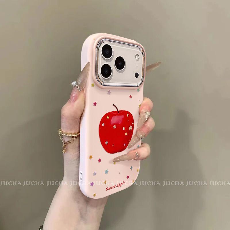 Applicable to Apple 11promax mobile phone case with bracket silicone iphone11plus niche colorful Apple stars