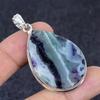 Kammererite Gemstone Handmade 925 Sterling Silver Jewelry Pendant 2.17" L0G65