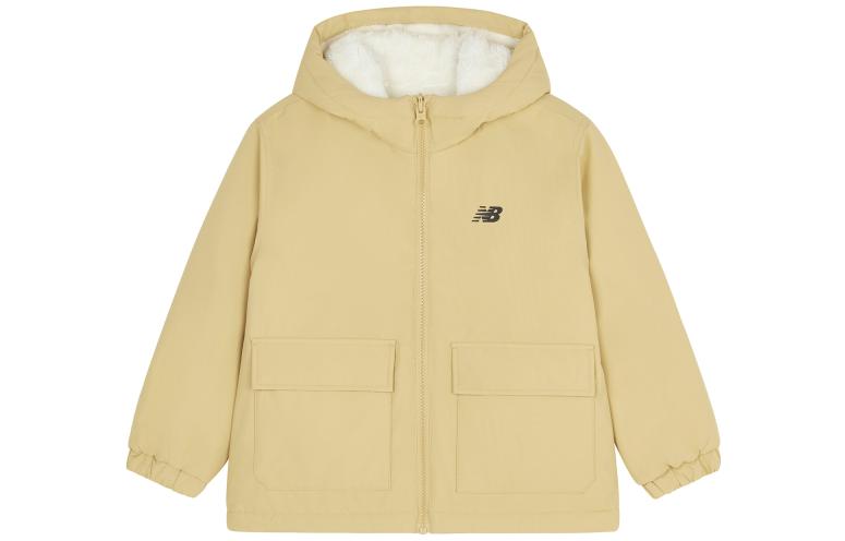 New Balance Kids Jackets Hooded Moderate 4DD3S063-BEI 160