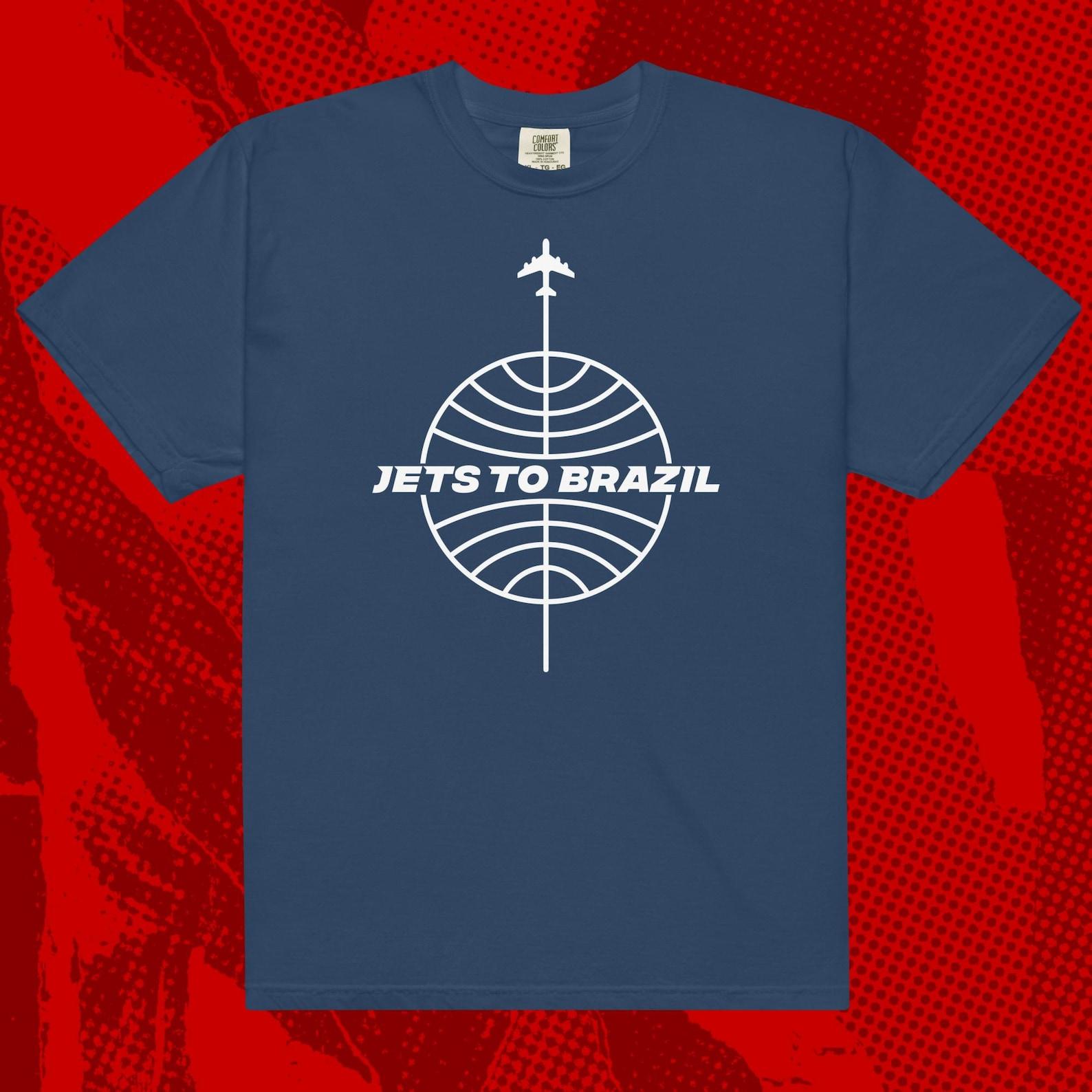 Jets To Brazil Airline T-Shirt | Punk Emo Jawbreaker Braid Promise Ring 2XL