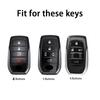 4/5/6 Buttons Car Smart Key Case Cover For Toyota Alphard Vellfire 2012 Previa  Shell Fob Holder Protector Accessories