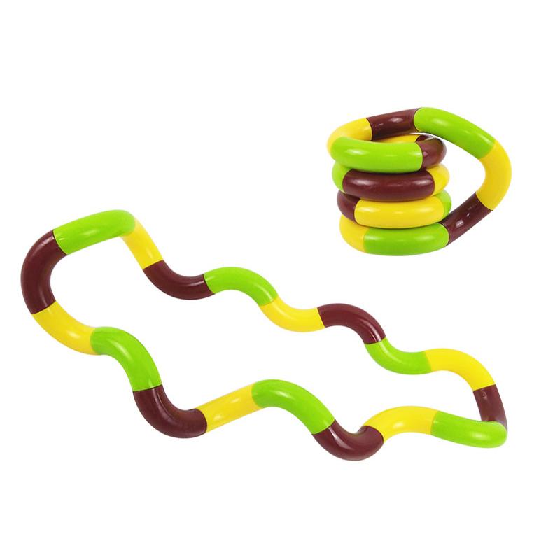 Giocattoli Fidget Silenziosi e Tortili, da Spremere, Torcere e Far Girare, Giocattolo Sensoriale Multicolore per Bambini, Giocattoli per Alleviare lo Stress e Strumenti Educativi