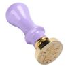 Mini Wax Seal Handle Vintage Envelope Invitation Card Sealed Stamp Handicrafts SupplyPurple Handle