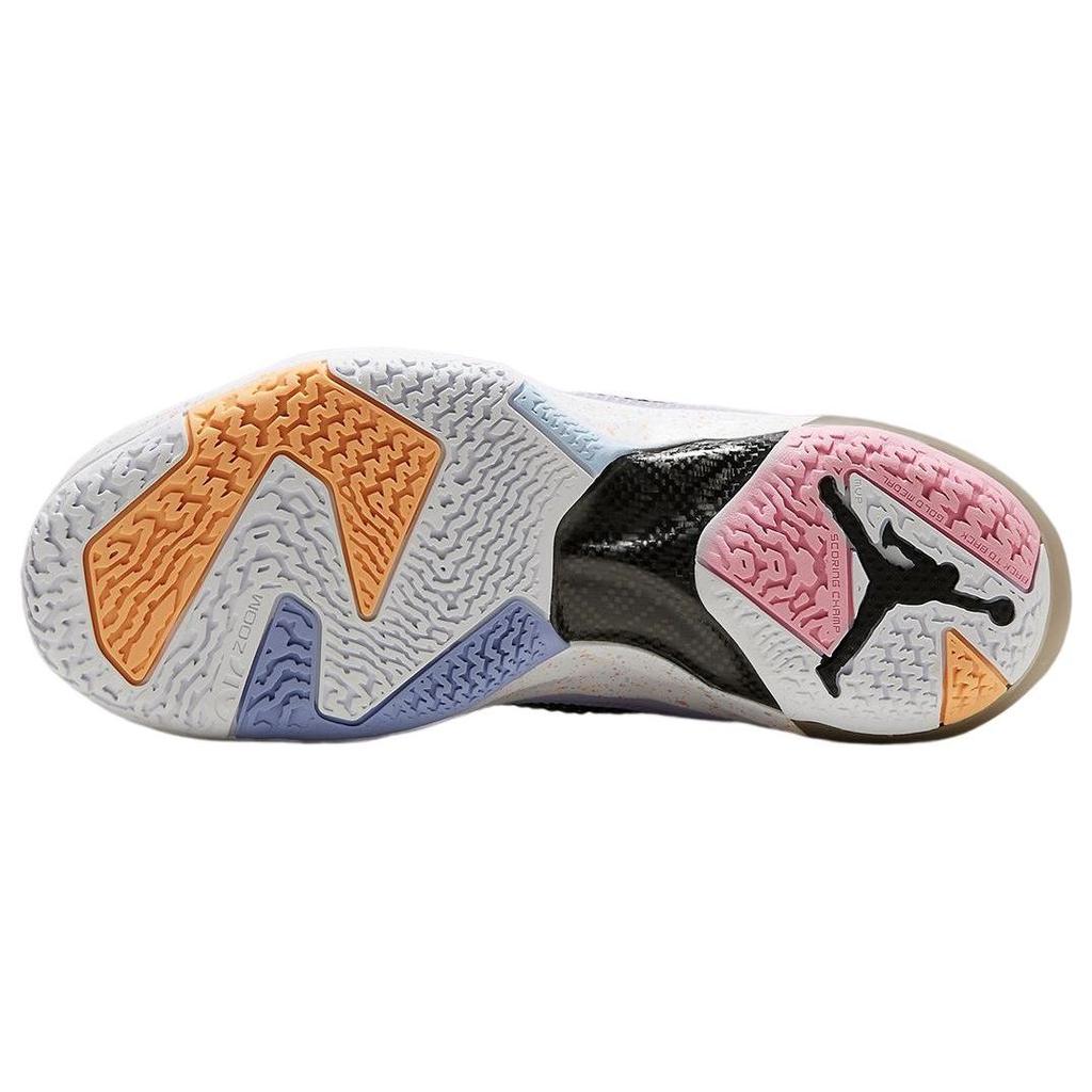 Jordan 37 GC Dongdan (GS) Kids Sneakers Black Lilac-Ice Hydrogen-Blue FJ7515-001