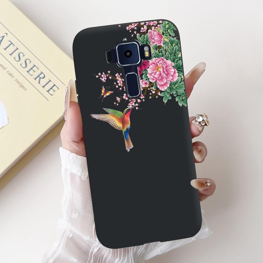 For ASUS Zenfone 3 ZE520KL Z017D 4 Max ZC520KL X008D 3 Max ZC520TL Case Soft Silicone Back Cover Love Heart Butterfly Flower Bag