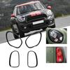 Front Rear Headlight Guard Trim Headlight and Taillight Bezel Trim 51139801573 for Countryman R60 2010 to 2016 Gloss Black