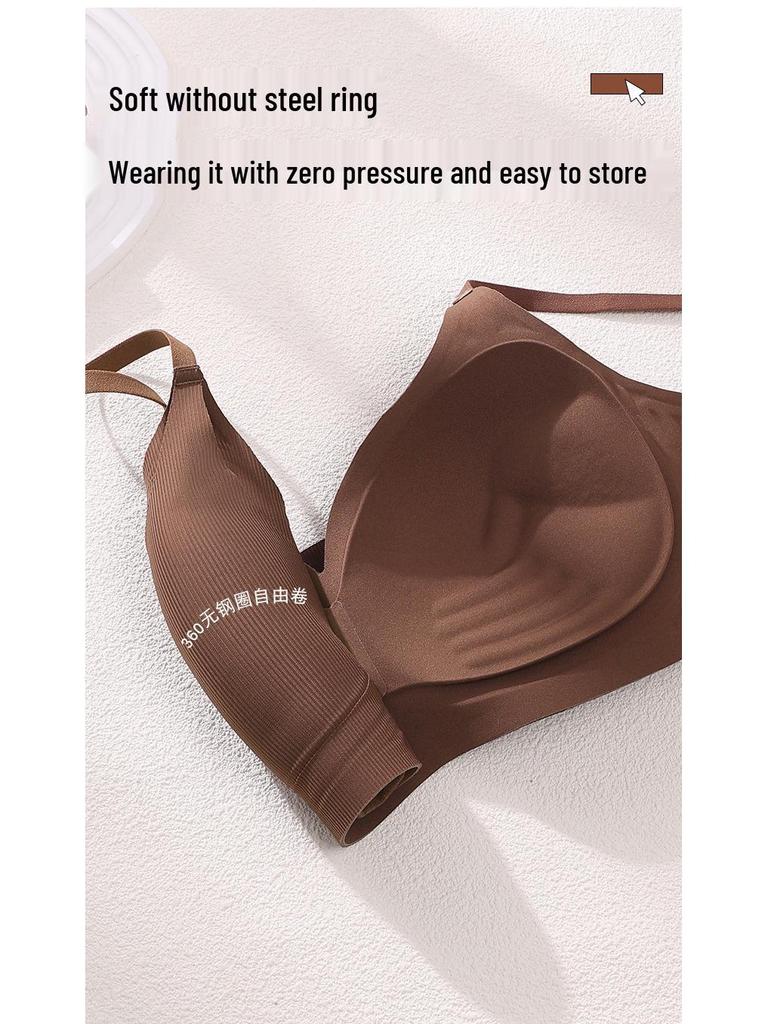 Wireless Cross-Back Bra with Side Support for Small Busts