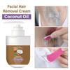 Yousheng 1/2 Peças 100ML Óleo de Coco Creme Depilatório Facial Extrato de Planta Indolor Hidratante Depilador de Corpo Inteiro Braço Perna Axilas Depilatório