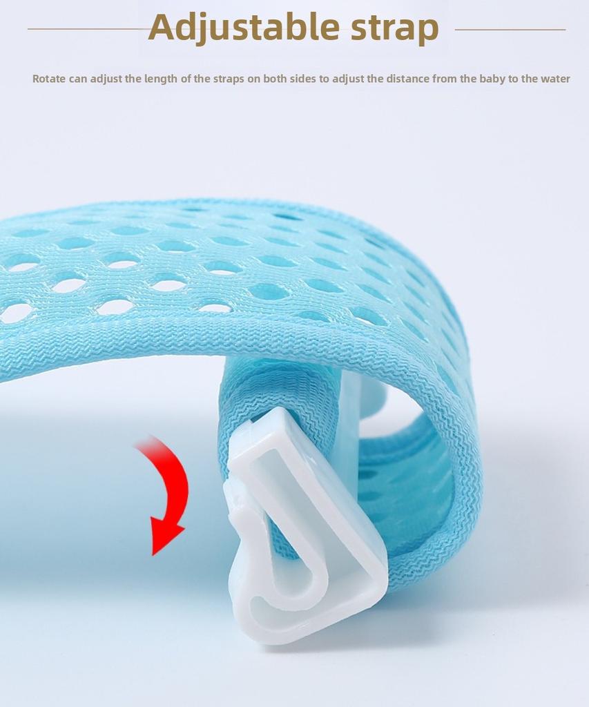 Baby Shower Lying Down Stand Newborn Baby Bath Net Bathtub Sponge Suspended Bath Pad Universal Mesh Bag Does Not Include Basin