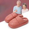Waterproof and Anti-slip Cotton Shoes, Thick-soled Cotton Slippers for Indoor Warmth