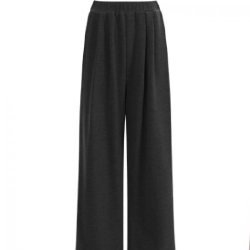 Shop Women Easy One Mile Basic Pin Tuck Wide Pants Gray Pic Wpt 11818