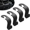 4PCS Car Back Seat Headrest Hooks, Purse Holder for Car, Vehicle Back Seat Headrest Hanger Holder Hook, Auto Seat Hook Hanger Storage Organizer for