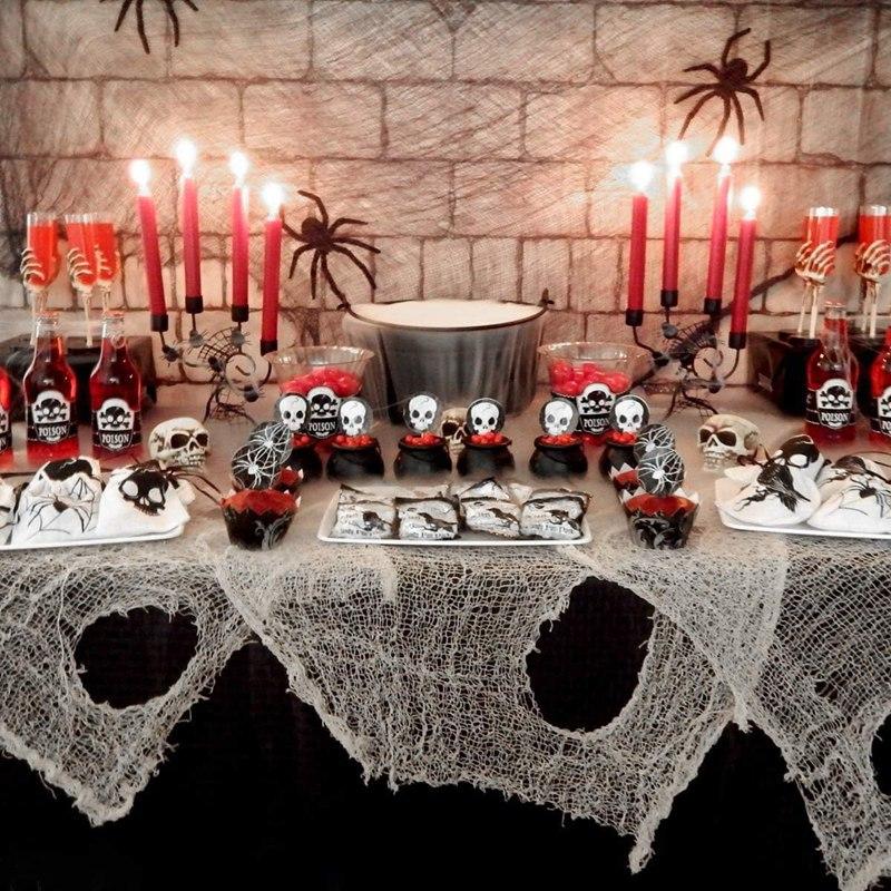 Scary Halloween Gauze Horror Haunted Houses Decor Halloween Creepy Cloth Creepy Spooky Halloween Decorations Outdoor Indoor