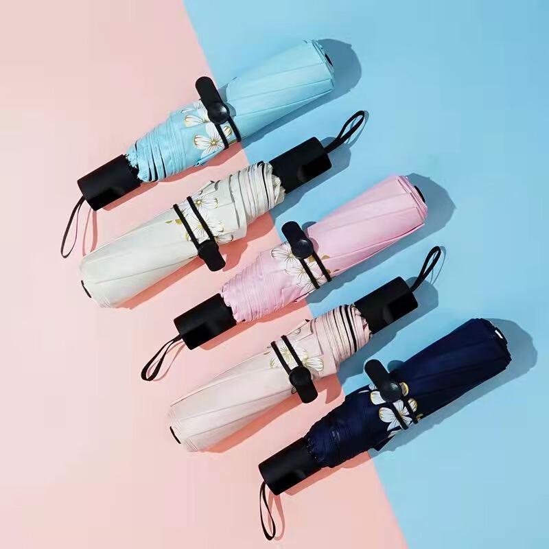 Red Leaf Mimei Series Compact 3-Fold UV Umbrella