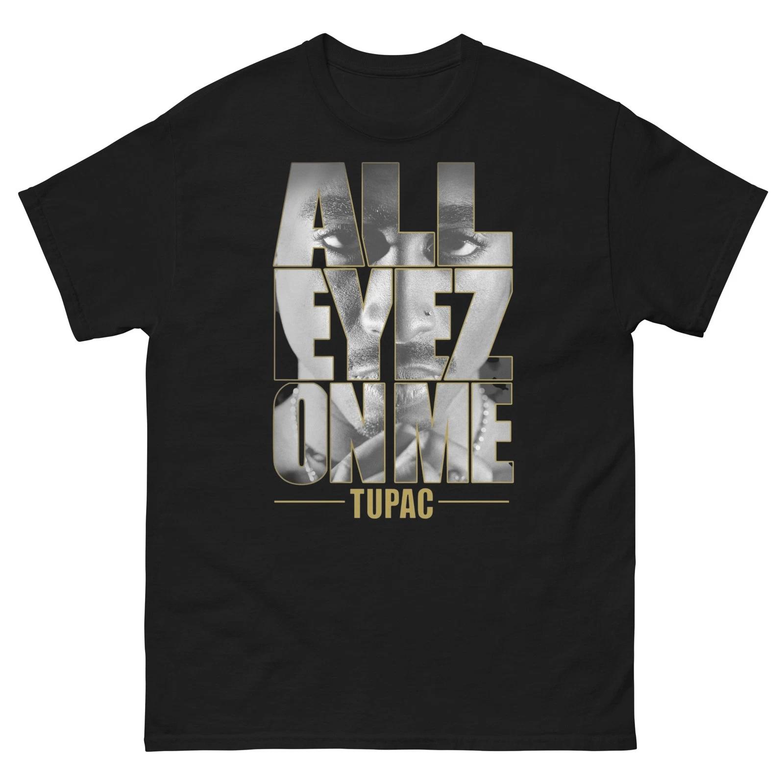 

2.Pac All Eyez On Me Shirt Vintage Rap Tee 90s Hip Hop Y2K Streetwear M