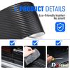 Car Carbon Fiber Threshold Protective Film Anti Scratch Waterproof Car Stickers Rear Bumper Guard For Mazda CX-5 Car Accessories