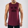 Muscleguys Summer Breathable Wide Shoulder Casual T-shirts Men's Sports Running Fitness Crew Neck Tank Tops
